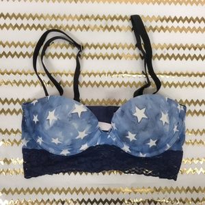 Victoria Secret Limited Edition Star Bustier Bra